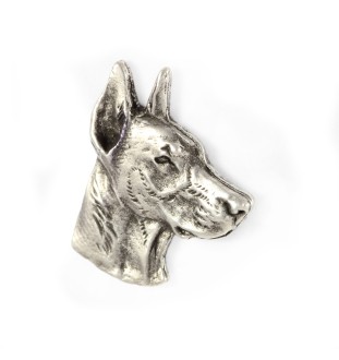 Doberman pin posrebrzony Art-Dog